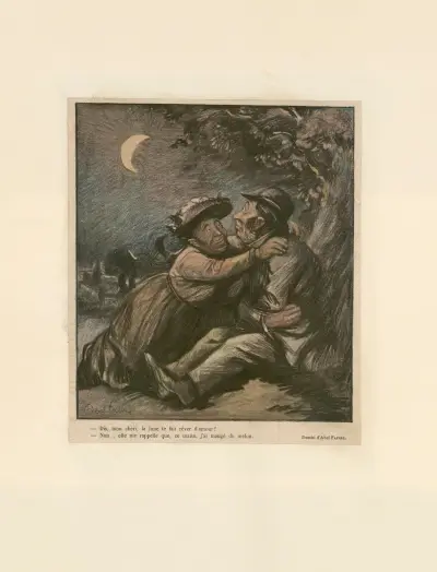 Dis, mon chéri, la lune te fait rêver d’amour av Abel Faivre