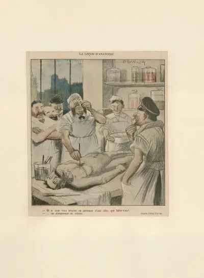 La leçon d’anatomie av Abel Faivre