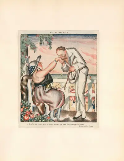 Le baise-main av Abel Faivre