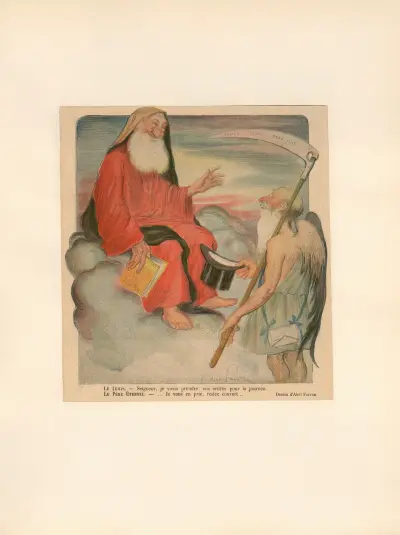 Le Temps. – Seigneur, je viens prendre vos ordres av Abel Faivre