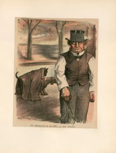 Les spectacles de la rue; le bon censeur av Abel Faivre
