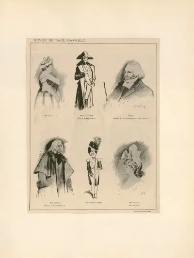 Revue de Paul Gavault av Abel Faivre