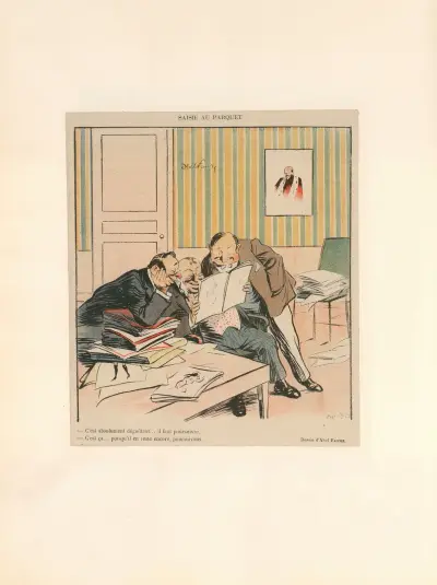 Saisie au parquet av Abel Faivre