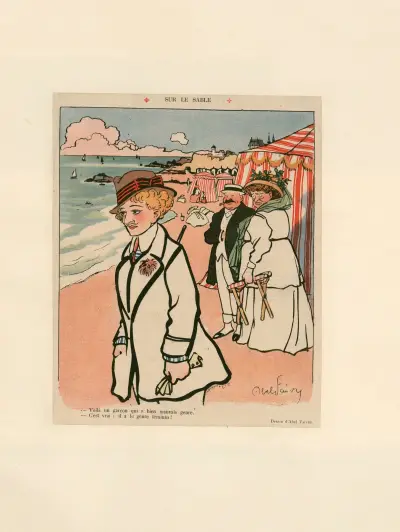Sur le sable av Abel Faivre