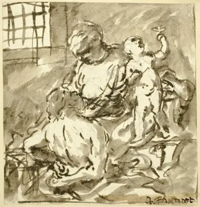 Caritas Romana av Abraham Bloemaert