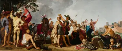 Coronation Scene av Abraham Bloemaert