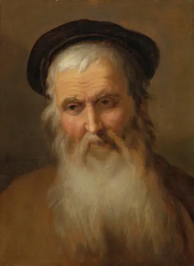Portrait Of An Elderly Man av Abraham Bloemaert