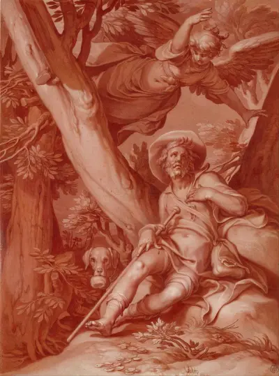St. Roch av Abraham Bloemaert