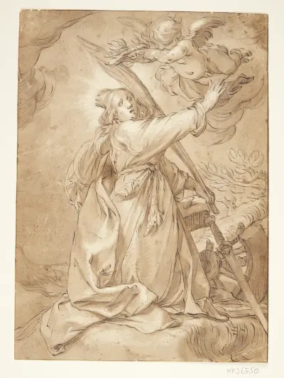 The martyrdom of Saint Catherine av Abraham Bloemaert