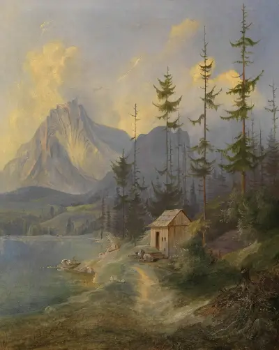 Der Sarstein bei Alt-Aussee av Adalbert Stifter