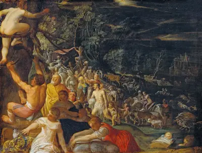 The Deluge av Adam Elsheimer