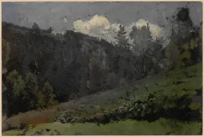 Zbocze górskie, Adolf Dressler