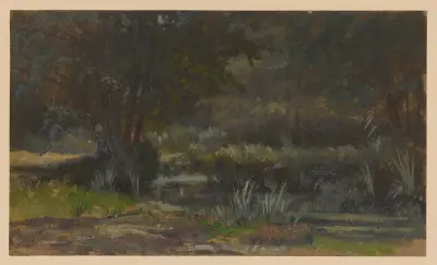Scrub by the River Barycz von Adolf Dressler
