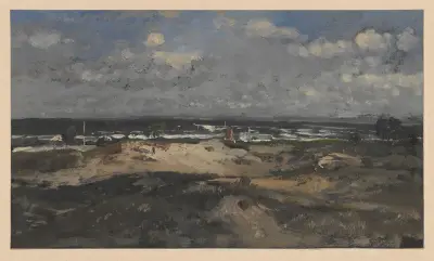Seashore in Ahlbeck von Adolf Dressler