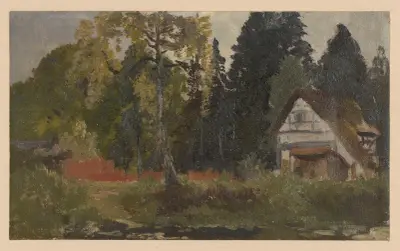 View of a house in Pełcznica von Adolf Dressler