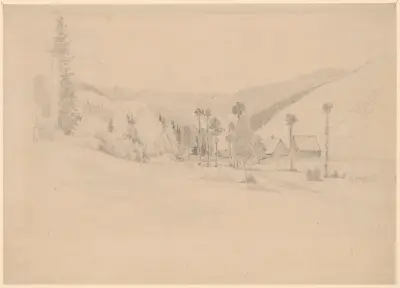 View of Sokołowsko, 1850 – nr 2 av Adolf Dressler