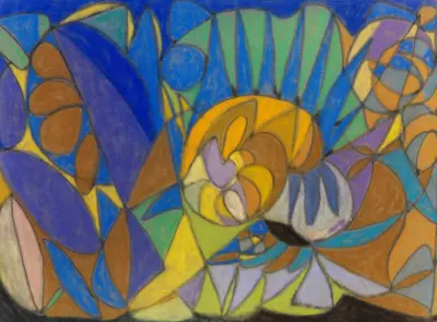 Kompozice, 1930 – Nr. 1, Adolf Hölzel