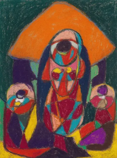 Ohne Titel av Adolf Hölzel