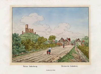 Ruinerna vid Godesberg av Johann Adolf Lasinsky