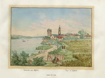 Utsikt över Elfeld av Johann Adolf Lasinsky