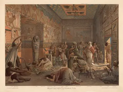 Egyptisk dödskult av Adolf Lehmann