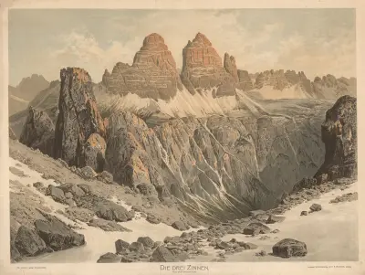 Tři vrcholy Dolomit, Adolf Lehmann