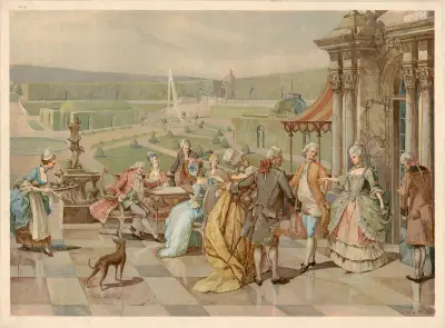 From the Rococo period, 18th century, Adolf Lehmann