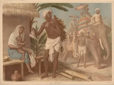 Hindu family av Adolf Lehmann