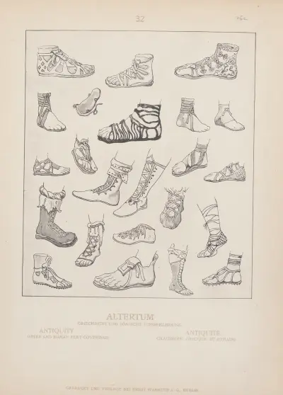 Antiquity; Greek and Roman feet coverings av Adolf Rosenberg