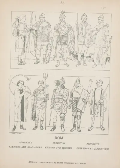 Antiquity; Warriors and Gladiators av Adolf Rosenberg