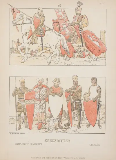 Crusading Knights av Adolf Rosenberg