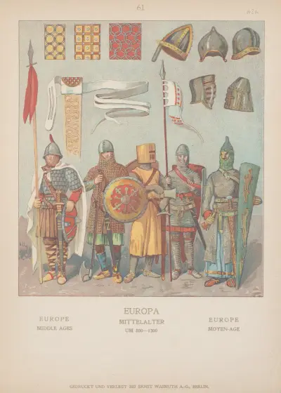 Europe; Middle ages av Adolf Rosenberg