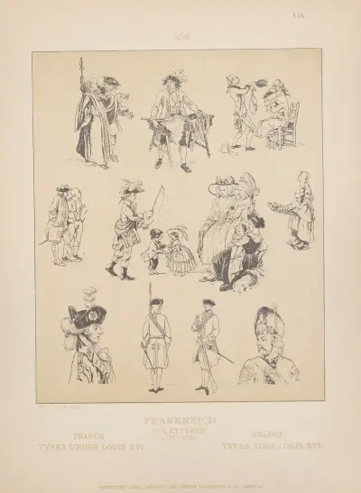 France; Types under Louis XVI av Adolf Rosenberg
