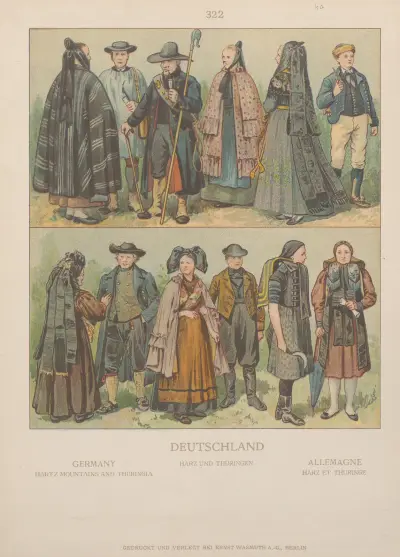 Germany; Hartz mountains and Thuringia av Adolf Rosenberg