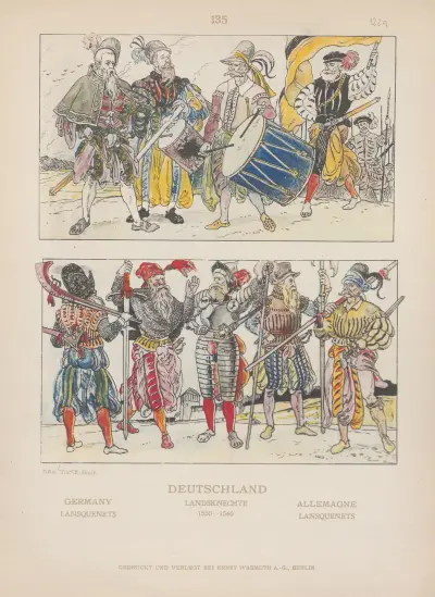 Germany; Lansquenets av Adolf Rosenberg
