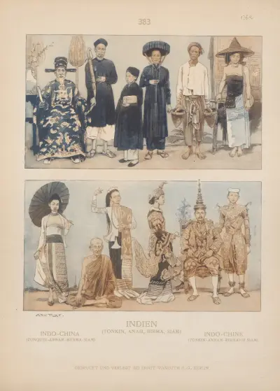 Indo-China (Tonquin-Annam-Burma-Siam) av Adolf Rosenberg