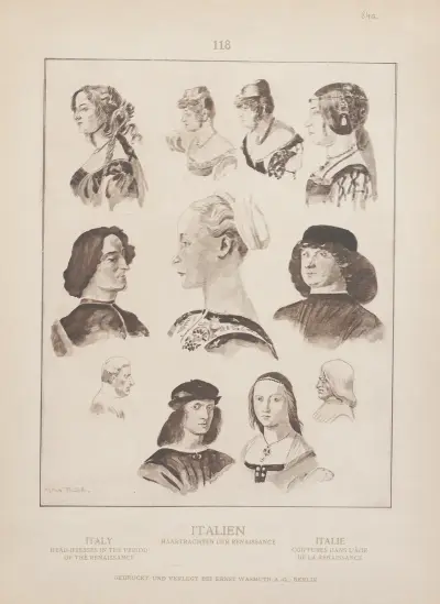 Italy; Head-dresses in the period of the Renaissance av Adolf Rosenberg