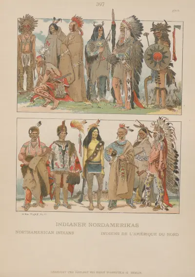 North America Indians av Adolf Rosenberg