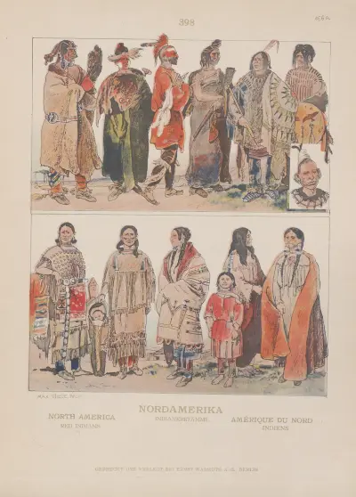 North America Red Indians av Adolf Rosenberg