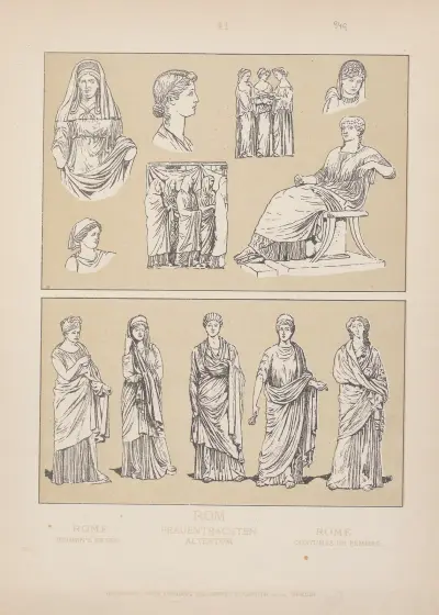 Rom; Frauentracht von Adolf Rosenberg