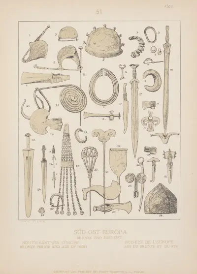 South Eastern Europe; Bronze period and age of Iron av Adolf Rosenberg