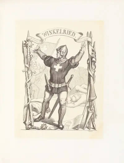 Arnold Winkelried av Adolf Schrödter