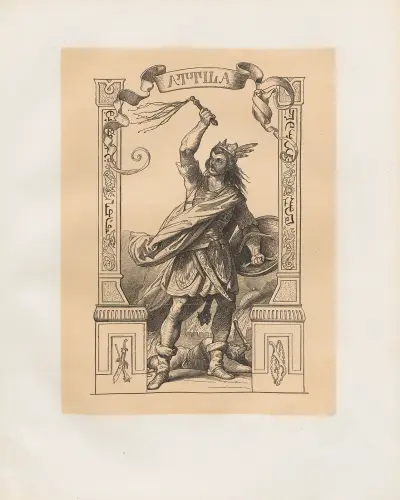 Attila av Adolf Schrödter