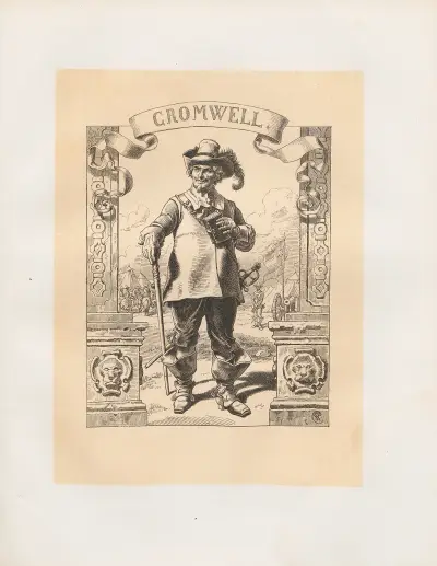 Cromwell av Adolf Schrödter