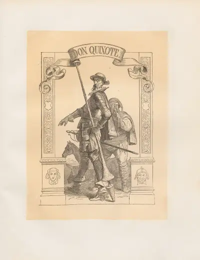 Don Quixote av Adolf Schrödter
