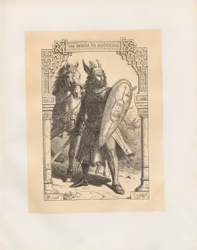 Don Rodrigo Cid Campeador av Adolf Schrödter