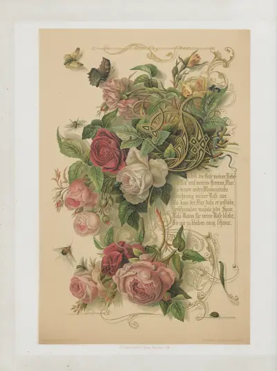 Friedrich Rückert’s Liebesfrühling Pl.3 av Adolf Schrödter
