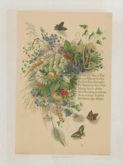 Friedrich Rückert’s Liebesfrühling Pl.4 av Adolf Schrödter