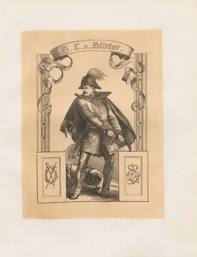 G.L.v. Blücher av Adolf Schrödter