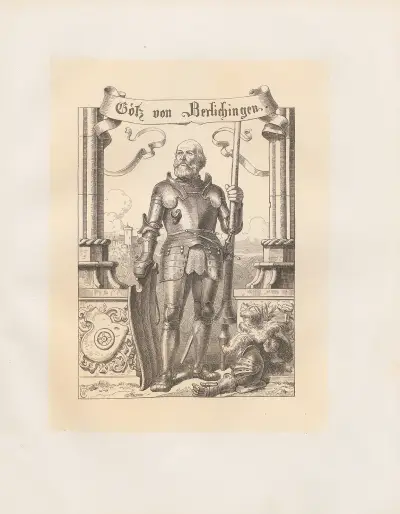 Götz von Berlichingen av Adolf Schrödter